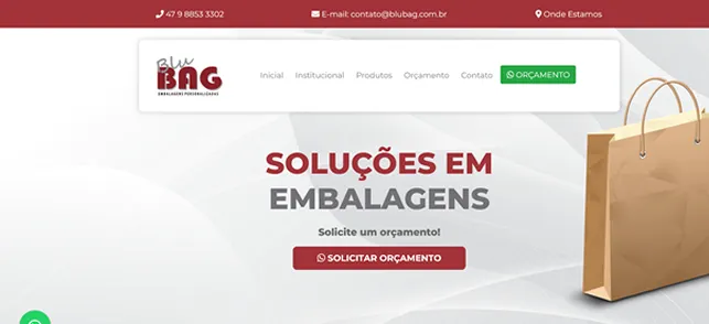 Site Blubag Embalagens