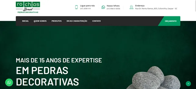 Site Rochas Brasil